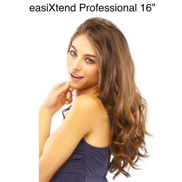 16" easiXtend Pro Remy Human Hair Extensions (8 Pieces) | Clip In - Picture 6 of 6